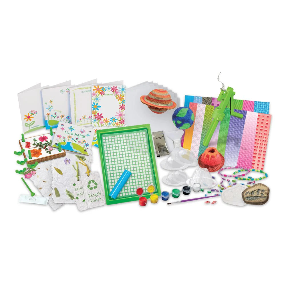 Steam Powered Kids: Green Paper Craft Set