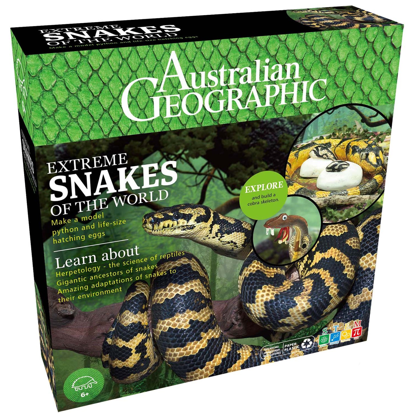 Australian Geographic | Extreme Snakes of the World Science & Craft Kit